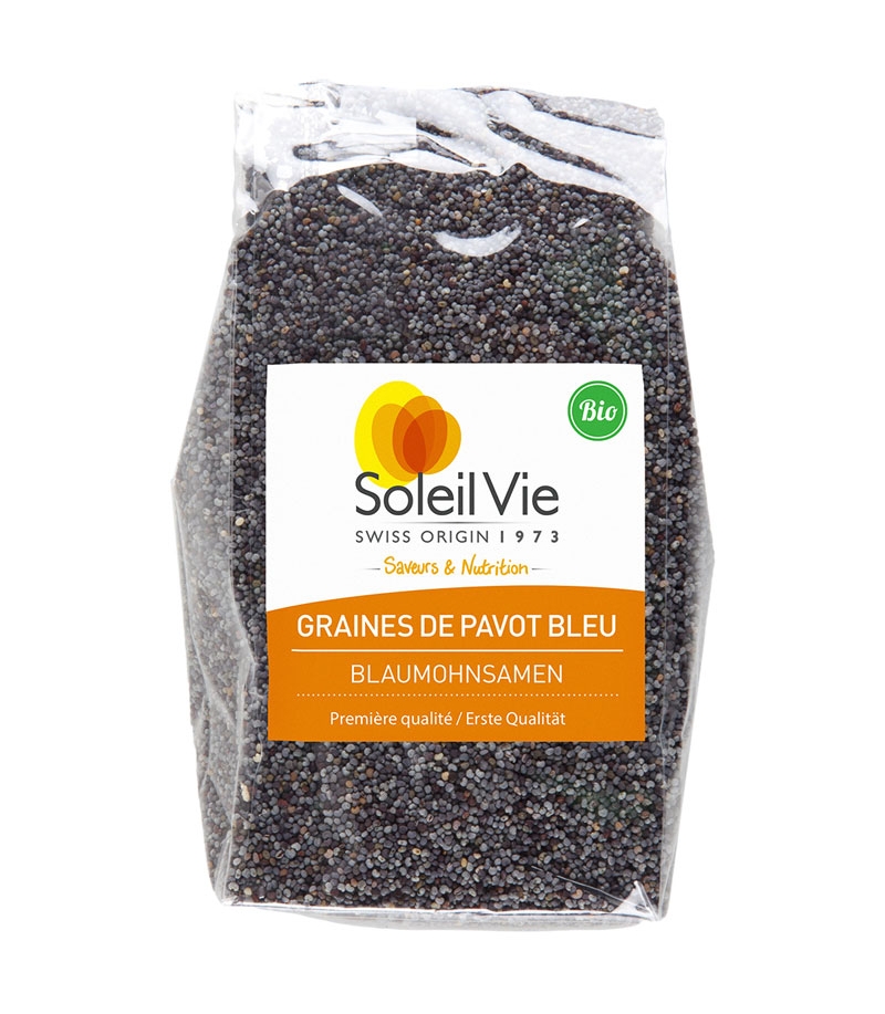 Graines de pavot bleu BIO Soleil Vie 100g