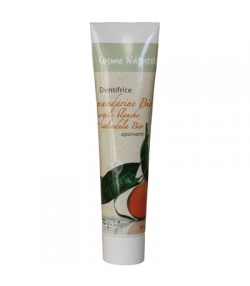 Dentifrice apaisant BIO argile blanche, mandarine & calendula - 75ml - Cosmo Naturel Dentifrice apaisant BIO argile blanche, mandarine & calendula - 75ml - Cosmo Naturel