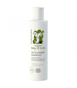 Shampooing doux bébé & enfant BIO avoine & fleurs de tilleul - 200ml - Mádara Shampooing doux bébé & enfant BIO avoine & fleurs de tilleul - 200ml - Mádara
