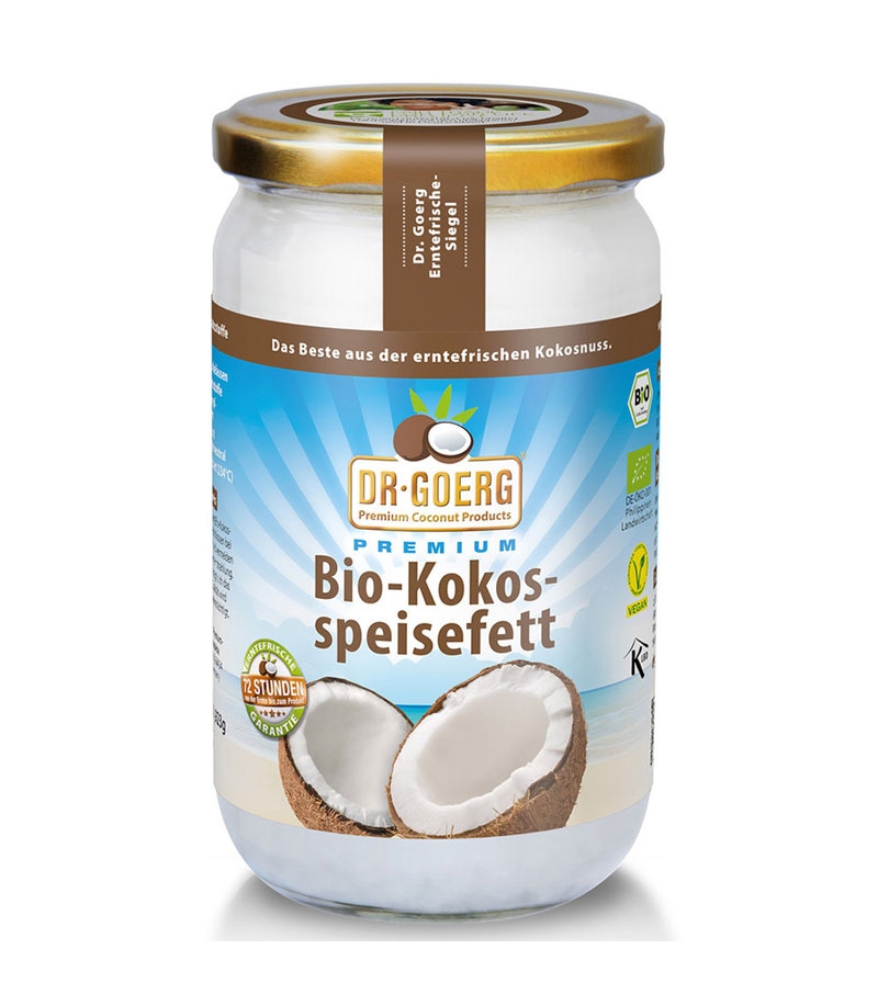 Graisse de coco désodorisée BIO - 1l - Dr.Goerg Graisse de coco désodorisée BIO - 1l - Dr.Goerg