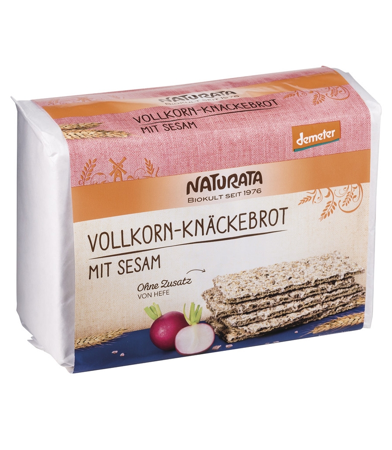 Pain croustillant au sésame BIO - 250g - Naturata
