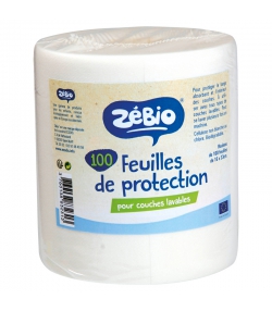 Feuilles de protection pour couches lavables - 100 pièces - Zébio