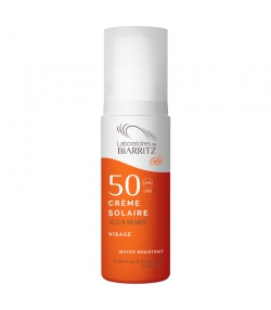 Crème solaire visage BIO IP 50 sans parfum - 50ml - Laboratoires de Biarritz Alga Maris
