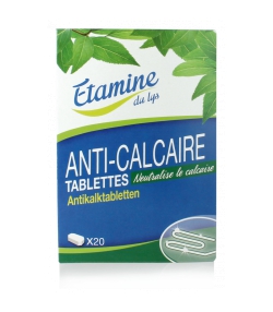 Tablettes anti-calcaire écologiques sans parfum - 20 tablettes - Etamine du Lys