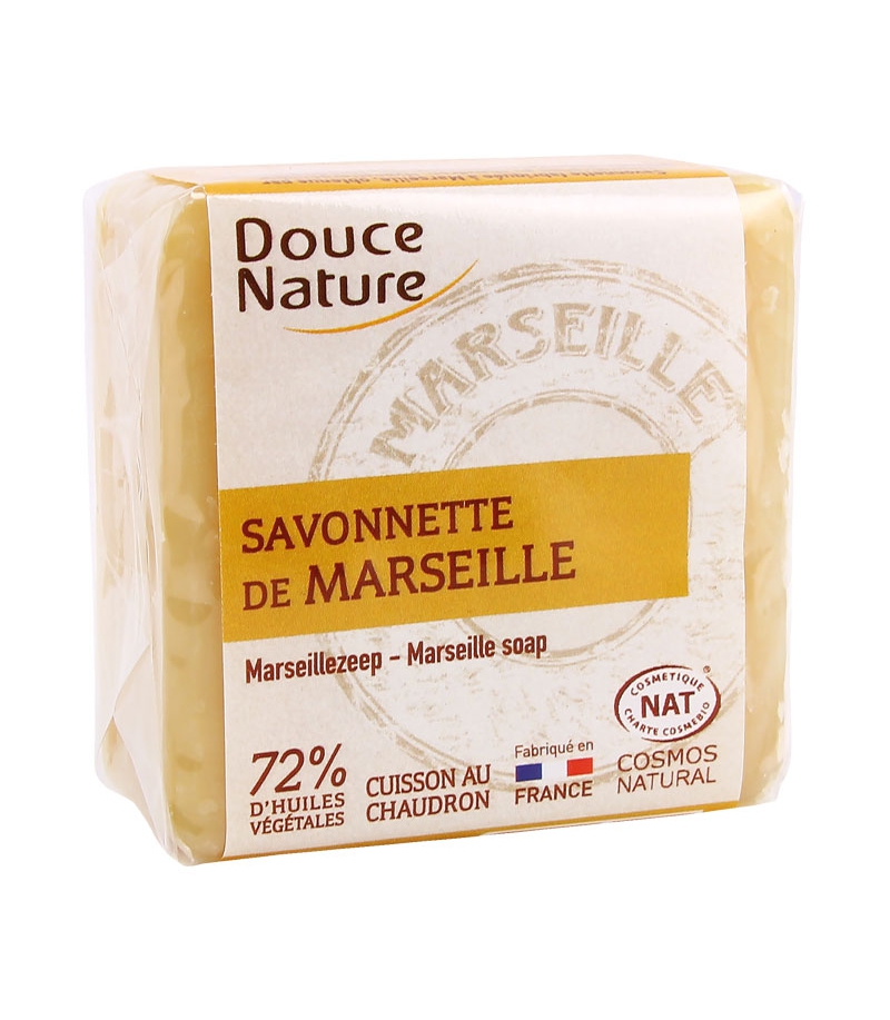 Savonnette de Marseille naturelle - 100g - Douce Nature Savonnette de Marseille naturelle - 100g - Douce Nature