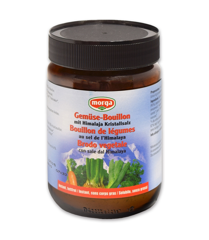 Bouillon de légumes au sel de l'Himalaya BIO - 200g - Morga Bouillon de légumes au sel de l'Himalaya BIO - 200g - Morga