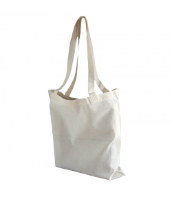 Einkaufstaschen mit langem Henkel aus Bio-Baumwolle - 1 Stück - ah table !