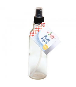 Sprühflacon aus transparentem Glas 200ml - 1 Stück - ah table ! Sprühflacon aus transparentem Glas 200ml - 1 Stück - ah table !