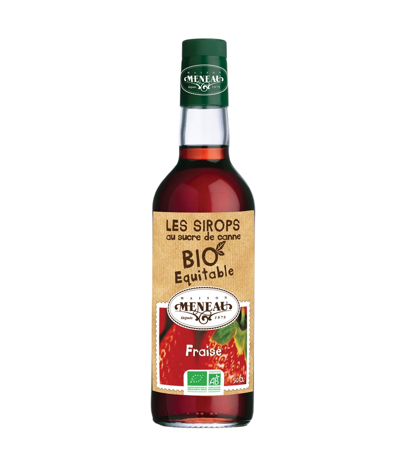 BIO-Erdbeersirup - 50cl - Meneau BIO-Erdbeersirup - 50cl - Meneau