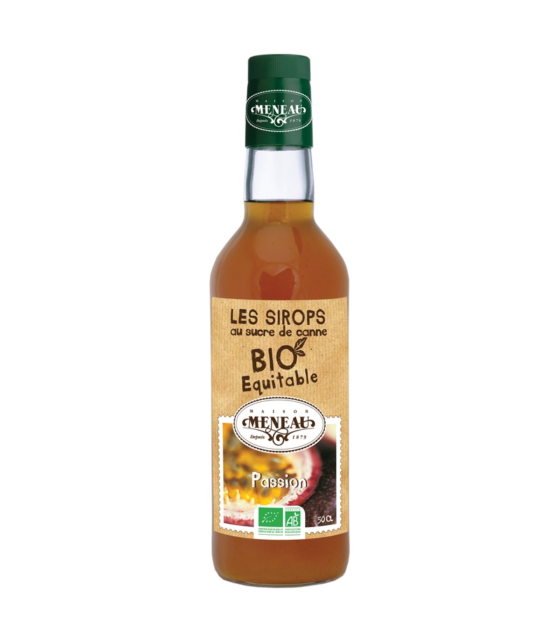 Sirop de fruits de la passion BIO - 50cl - Meneau