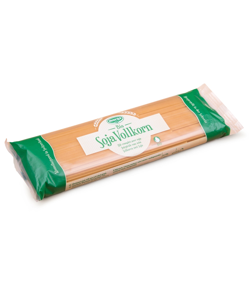 BIO-Spaghetti aus Soja & Vollkorn-Hartweizen - 500g - Morga BIO-Spaghetti aus Soja & Vollkorn-Hartweizen - 500g - Morga