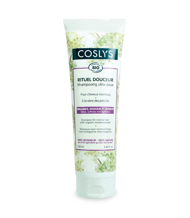 Shampooing ultra-doux "rituel douceur" BIO reine des prés - 250ml - Coslys Shampooing ultra-doux "rituel douceur" BIO reine des prés - 250ml - Coslys