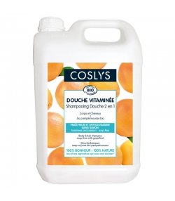 Shampooing douche 2 en 1 "douche vitaminée" BIO pamplemousse - 5l - Coslys