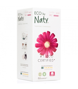 Super Plus BIO-Tampons mit Applikator für schwere Blutungen - 14 Stück - Naty Super Plus BIO-Tampons mit Applikator für schwere Blutungen - 14 Stück - Naty