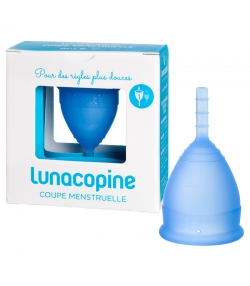 Coupe menstruelle bleue - Taille 1 - 1 pièce - Lunacopine