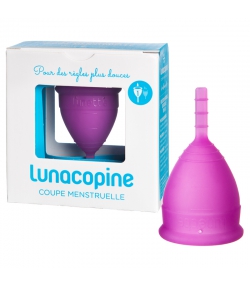 Coupe menstruelle violette - Taille 1 - 1 pièce - Lunacopine Coupe menstruelle violette - Taille 1 - 1 pièce - Lunacopine