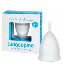 Coupe menstruelle transparente - Taille 2 - 1 pièce - Lunacopine Coupe menstruelle transparente - Taille 2 - 1 pièce - Lunacopine