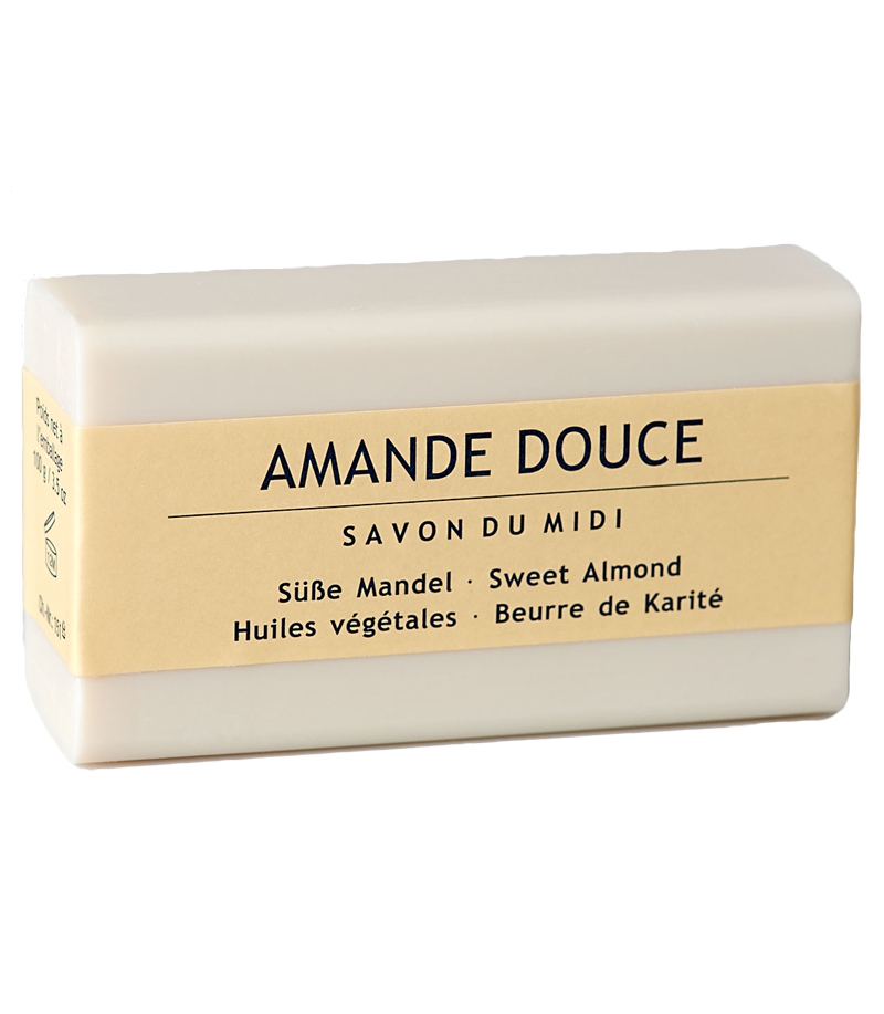 Savon au beurre de karité & amande douce - 100g - Savon du Midi Savon au beurre de karité & amande douce - 100g - Savon du Midi