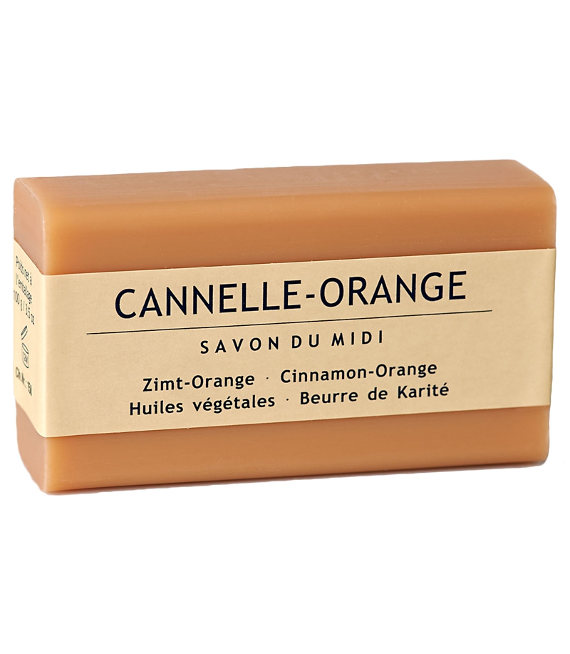 Savon au beurre de karité, cannelle & orange 100g Savon du Midi