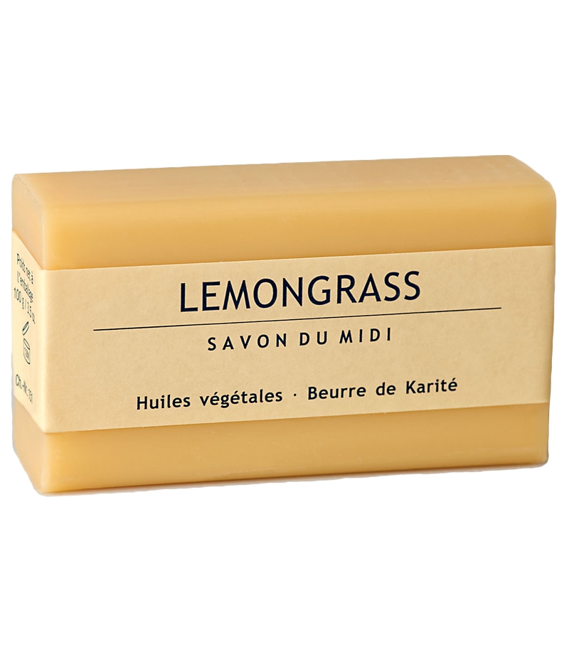 Savon au beurre de karité & lemongrass 100g Savon du Midi