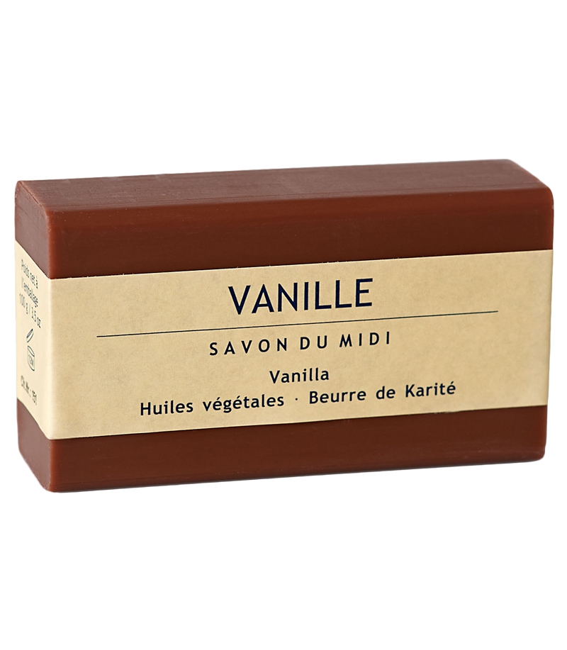 Savon au beurre de karité & vanille - 100g - Savon du Midi Savon au beurre de karité & vanille - 100g - Savon du Midi