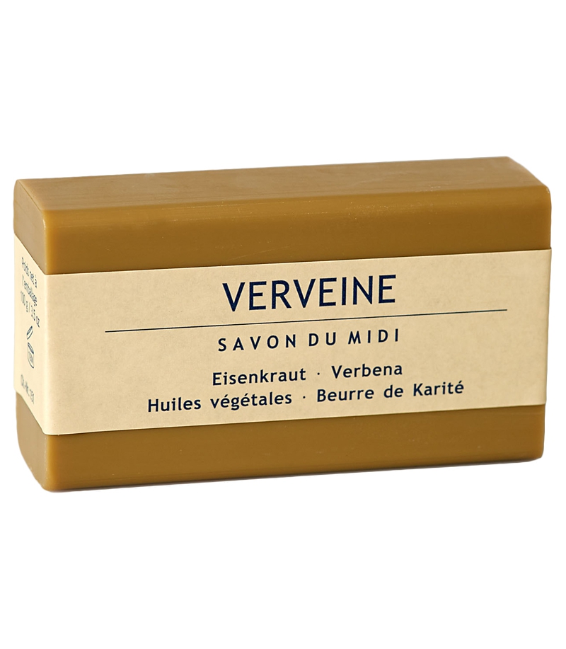 Savon au beurre de karité & verveine - 100g - Savon du Midi Savon au beurre de karité & verveine - 100g - Savon du Midi