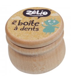 Boîte à dents en bois - 1 pièce - Zébio