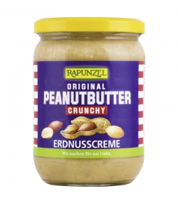Peanutbutter Crunchy BIO-Erdnusscreme - 500g - Rapunzel