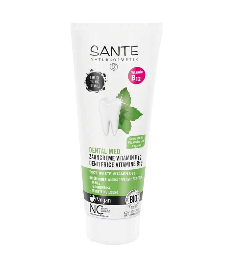 Dentifrice Bio Vitamine B12 Avec Fluor 75ml Sante
