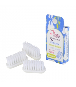 Recharge 3 têtes de brosse à dents Medium Nylon - 3 pièces - Lamazuna Recharge 3 têtes de brosse à dents Medium Nylon - 3 pièces - Lamazuna