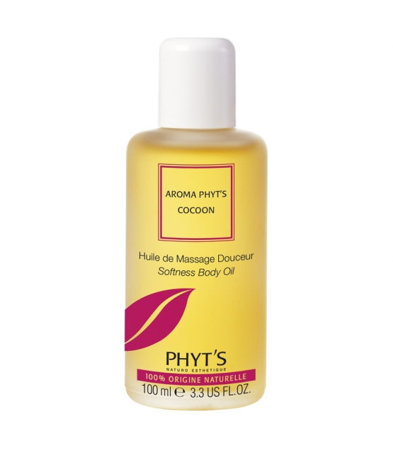 Huile de massage douceur Aroma Phyt's Cocoon BIO pépin de raisin & tournesol - 100ml - Phyt's