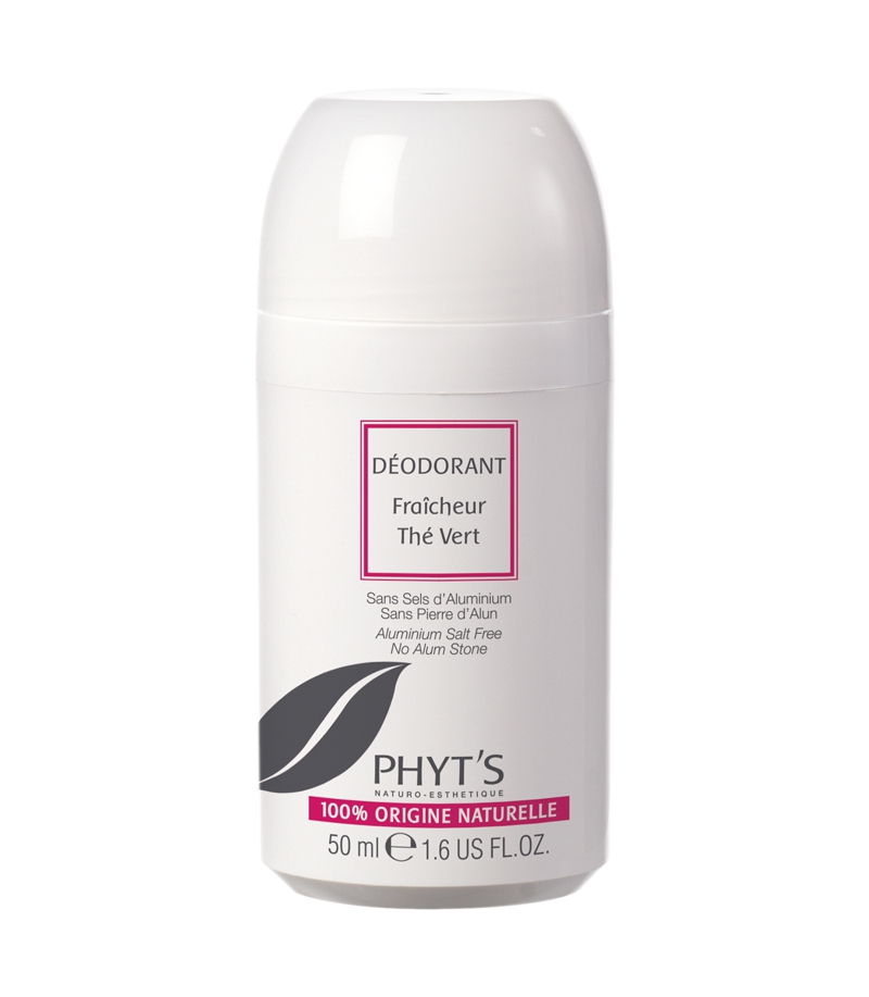 Déodorant à bille fraîcheur BIO thé vert & mauve - 50ml - Phyt's Déodorant à bille fraîcheur BIO thé vert & mauve - 50ml - Phyt's