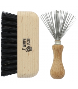 Set d'outils de nettoyage pour les peignes & brosses à cheveux - 1 pièce - Kost Kamm Set d'outils de nettoyage pour les peignes & brosses à cheveux - 1 pièce - Kost Kamm