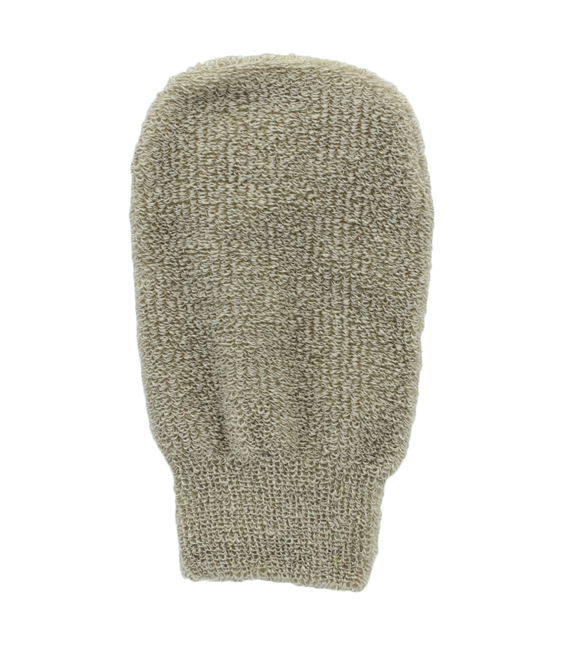 Massagehandschuh aus Leinenstrick - 1 Stück - Kost Kamm Massagehandschuh aus Leinenstrick - 1 Stück - Kost Kamm