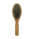 Brosse ovale en olivier & picots droits en bois 9 rangées - Kost Kamm