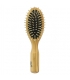 Brosse ovale en olivier & picots droits en bois 6 rangées - Kost Kamm
