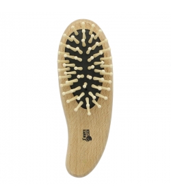 Holzbürste "Delphin" aus Buche mit abgerundeten Holznoppen - 1 Stück - Kost Kamm Holzbürste "Delphin" aus Buche mit abgerundeten Holznoppen - 1 Stück - Kost Kamm