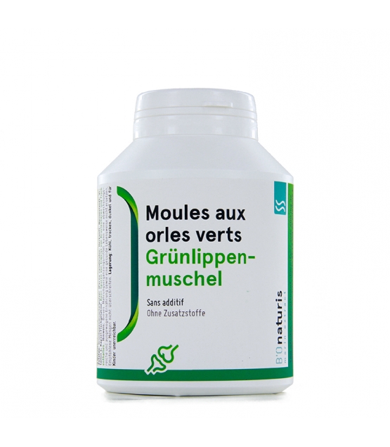 Moules aux orles vertes 400 mg 180 gélules - BIOnaturis