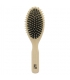 Brosse ovale en hêtre & picots droits en bois 9 rangées - Kost Kamm