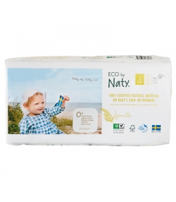 Couches & langes jetables écologiques Taille 4 Maxi 7-18 kg - 1 sac de 44 pièces - Naty Couches & langes jetables écologiques Taille 4 Maxi 7-18 kg - 1 sac de 44 pièces - Naty