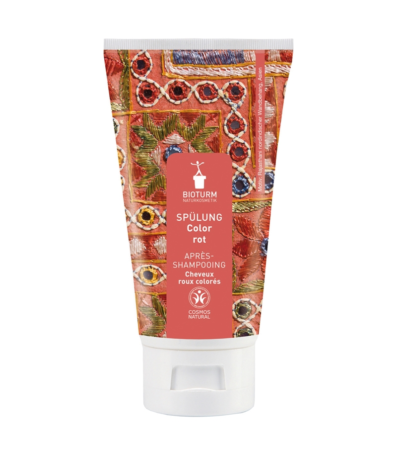 Après-shampooing cheveux roux colorés naturel henné Bioturm 150ml