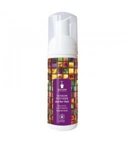 Mousse coiffante fixation forte naturelle fleurs de mauve & thé vert - 150ml - Bioturm Mousse coiffante fixation forte naturelle fleurs de mauve & thé vert - 150ml - Bioturm