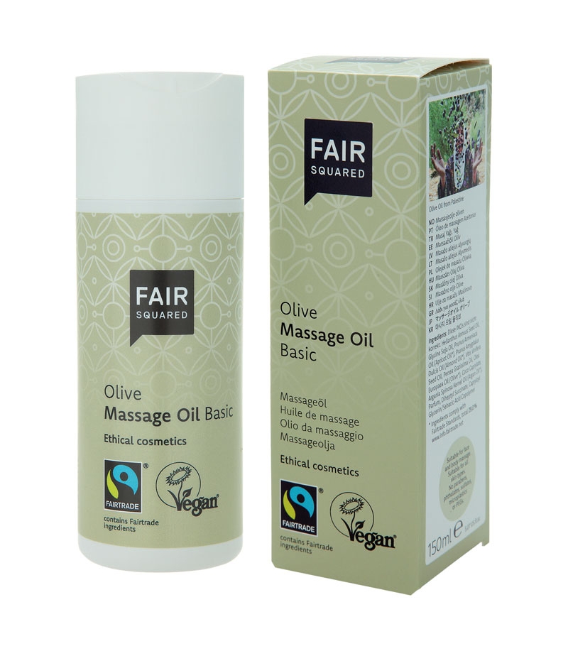 Huile de massage BIO olive 150ml Fair Squared