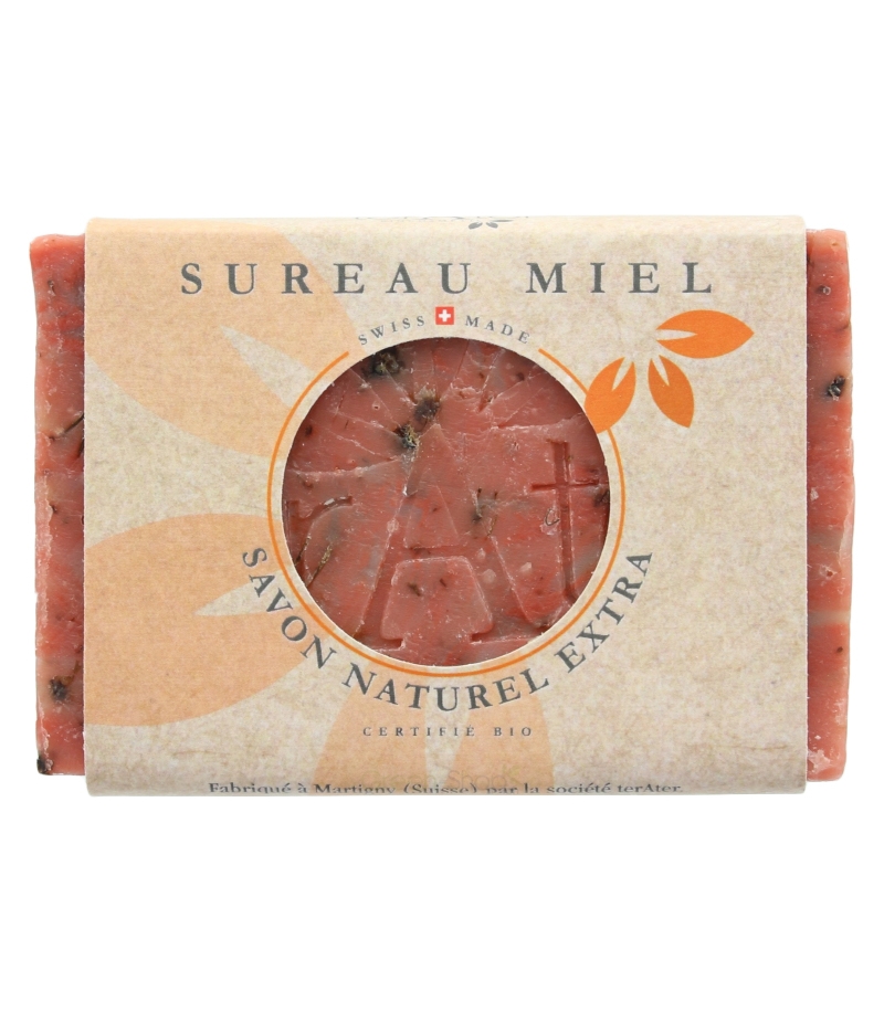 BIO-Seife Holunder, Honig & Leinsamen - 100g - terAter BIO-Seife Holunder, Honig & Leinsamen - 100g - terAter