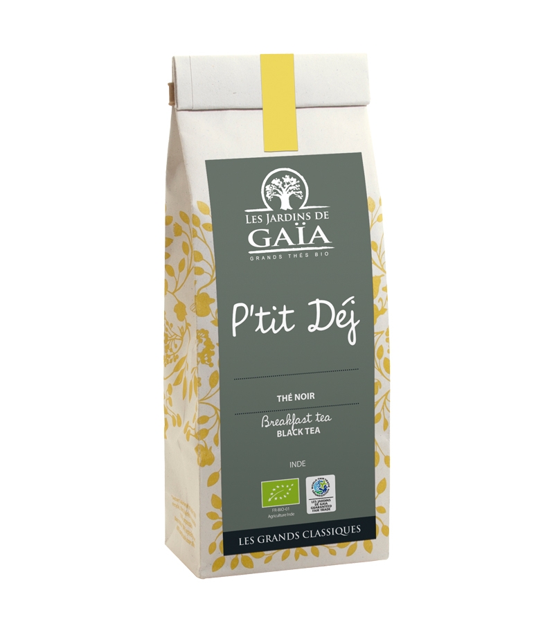 P'tit Déj thé noir BIO - 100g - Les Jardins de Gaïa P'tit Déj thé noir BIO - 100g - Les Jardins de Gaïa