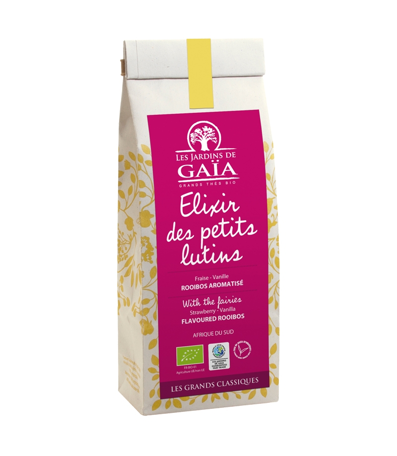 Trank für kleine Wichtel BIO-Rooibos Erdbeer Les Jardins de Gaïa