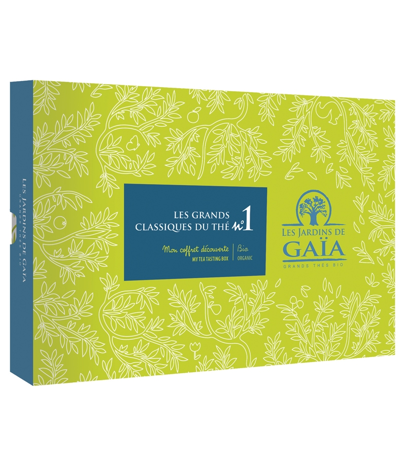 Mon coffret découverte BIO Les grands classiques du thé n°1 - Les Jardins de Gaïa Mon coffret découverte BIO Les grands classiques du thé n°1 - Les Jardins de Gaïa