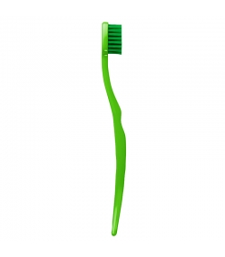 Kinder Zahnbürste aus Holzresten Grün Nylon Mittelweich - 1 Stück - Biobrush Kinder Zahnbürste aus Holzresten Grün Nylon Mittelweich - 1 Stück - Biobrush