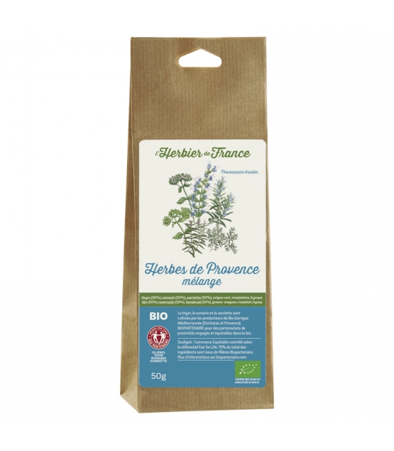 Herbes de Provence BIO 50g L'Herbier de France