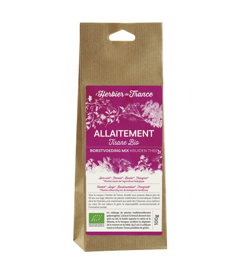 Melange Allaitement Bio 100g L Herbier De France
